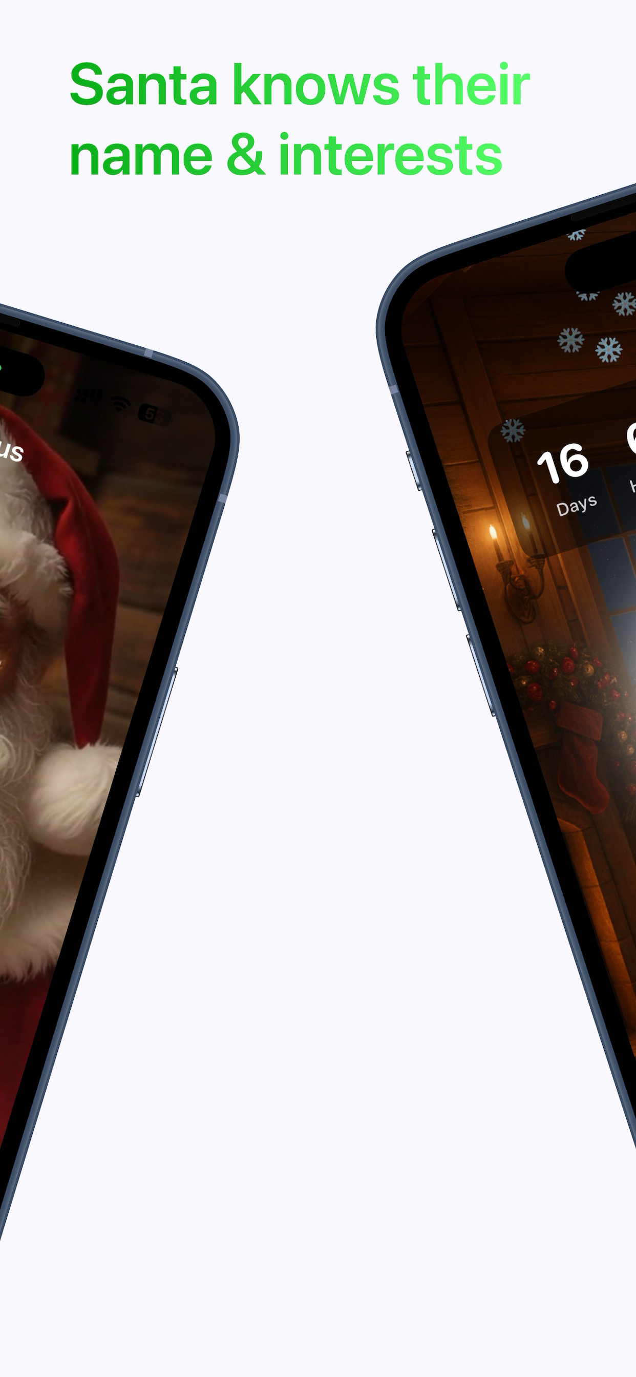 Home screen and during call view